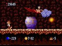 une photo d'Ã©cran de Bubsy Fractured Furry Tails sur Atari Jaguar